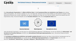 Desktop Screenshot of lexas.org